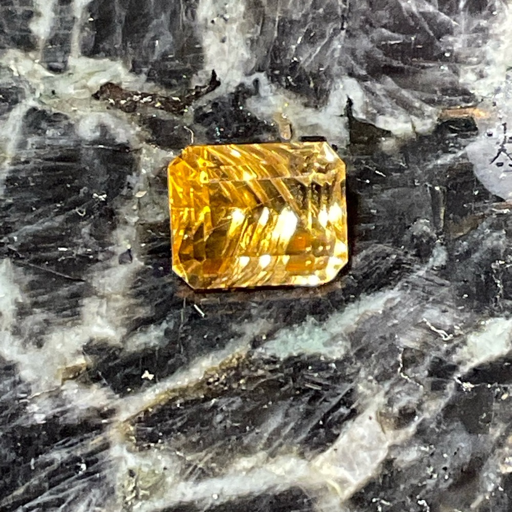 Fancy Cut Yellow Topaz